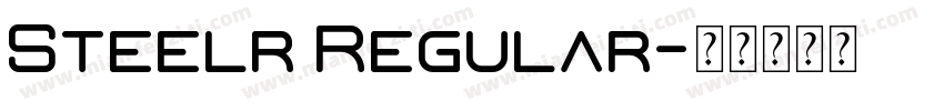Steelr Regular字体转换